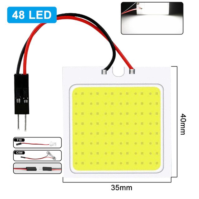 1-PCS-C5W-C10W-Festoon-LED-Bulb-31mm-36mm-39mm-41mm-T10-C5W-LED-COB-Light-12V-White-7000K-Car-Interi