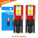 NAO-2x-T10-LED-Super-Bright-Bulb-W5W-Anti-Error-CANBUS-Lamp-6000K-White-Amber-Red-5W5-700LM-12V-24V-