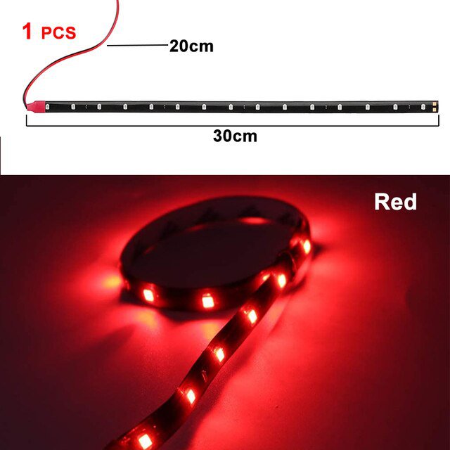 1-PCS-Car-Ambient-Decorative-LED-Strip-Light-Auto-DRL-Styling-Flexible-Atmosphere-Lights-12V-15-SMD-