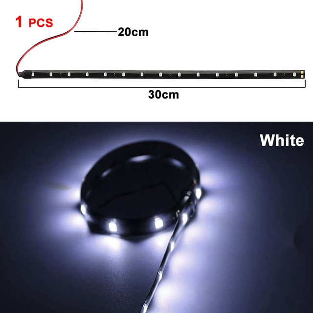 1-PCS-Car-Ambient-Decorative-LED-Strip-Light-Auto-DRL-Styling-Flexible-Atmosphere-Lights-12V-15-SMD-