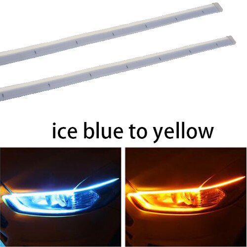 2Pcs-Newest-Start-Scan-LED-Car-DRL-Daytime-Running-Lights-Auto-Flowing-Turn-Signal-Guide-Thin-Strip-