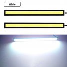 2-PCS-17CM-Car-LED-Light-COB-DRL-Driving-Daytime-Running-Lights-12V-7000K-White-Bar-Aluminum-Stripes
