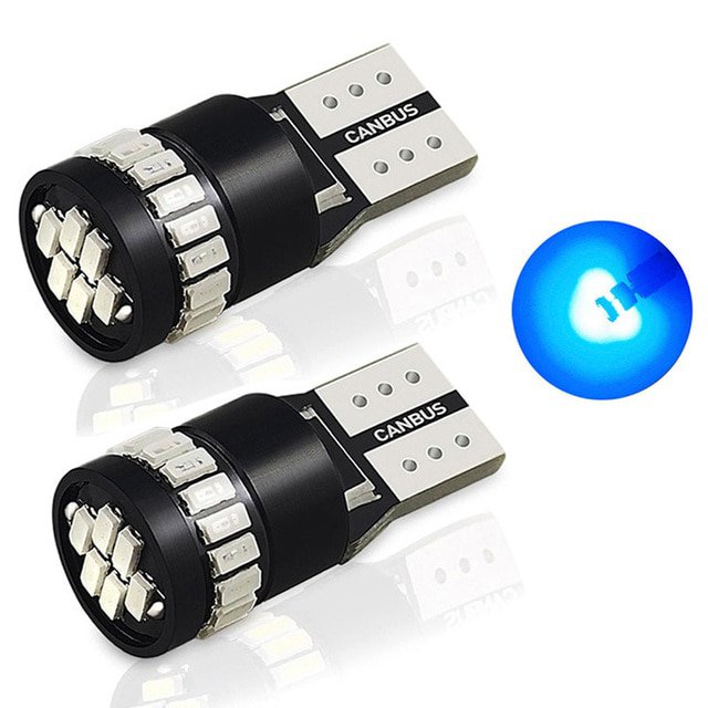 OXILAM-2Pcs-Canbus-T10-W5W-LED-3014-24-SMD-Side-Position-Parking-Light-Bulb-for-Volkswagen-Golf-Tigu