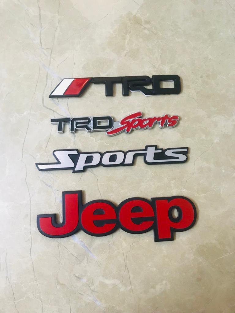 Jeep, TRD, TRD Sports 4 Piece Emblem