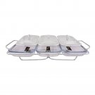 Food Warmer With Glass Dish, 3 x 1.5 Liters, K-530
