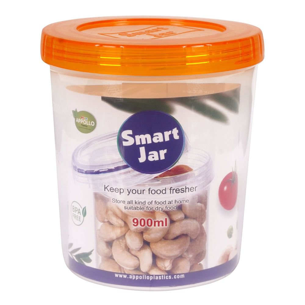 Appollo Smart Jar, Medium, 550ml, Orange