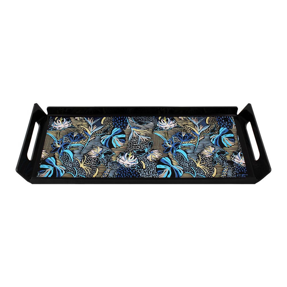 Urban Trends Smart Serving Tray, Magical Black, ST-B7