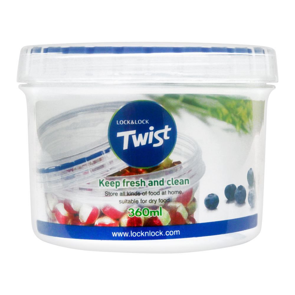 Lock & Lock Air Tight Twist Container, 360ml, LLLLS121