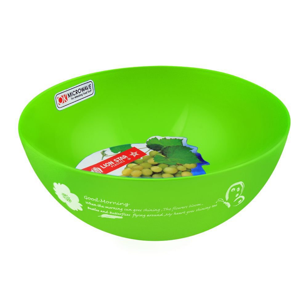Lion Star Ruby Microwave Bowl, Green, 450ml, MW-17