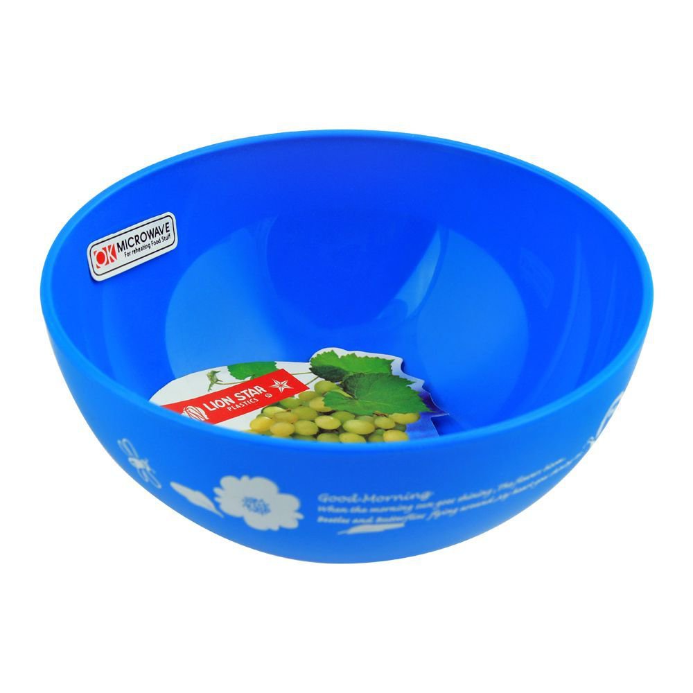 Lion Star Ruby Microwave Bowl, Blue, 450ml, MW-17