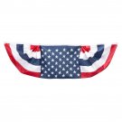 Oversized Traditional American Flag 4th of July Porch Patio Fence Bunting 5 Foot