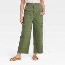 Women's High-Rise Cargo Pants - Universal Thread Green 6