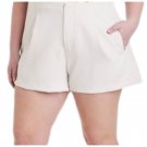 Women's High-Rise Tailored Shorts - TAN