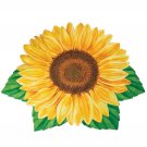 Unique Sunflower-Shaped Skid-Resistant Accent Rug