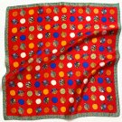 Mulberry Silk 20" Square Scarf Women Neckerchief Wrap Red Fashion Elegant Women