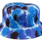 Unisex Bucket Hat Cotton Boonie Visor Hunting Fishing Summer Cap L/XL Tie Dye - E