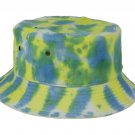 Unisex Bucket Hat Cotton Boonie Visor Hunting Fishing Summer Cap L/XL Tie Dye - F