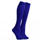 Women Trouser Socks Knee High Dress Sheer Comfort Band With Spandex Size 9-14 Color Blue