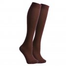 Women Trouser Socks Knee High Dress Sheer Comfort Band With Spandex Size 9-15 Color Brown