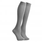 Women Trouser Socks Knee High Dress Sheer Comfort Band With Spandex Size 9-19 Color Gray