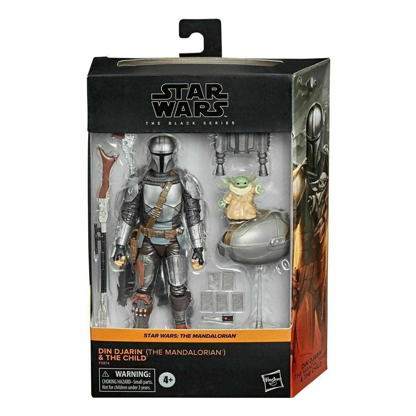 Star Wars The Black Series Din Djarin The Mandalorian and The Child Baby Yoda Action Figure Model