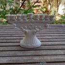 Vintage Israel Jewish Judaica, Ceramic Hanukkah Lamp Menorah