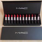 Make-Up Art Cosmetics MAC Matte Lipstick Boxset of 12 Collection - Good Gift Set