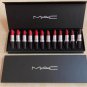 Make-Up Art Cosmetics MAC Matte Lipstick Boxset of 12 Collection - Good Gift Set