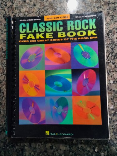 Classic Rock  Fake Book-over 250 Great Songs of Rock Era- Vinyl Records