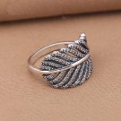 Authentic 925 Sterling Silver Rings Light As A Feather, Clear Cz Wedding Fashion Jewelry