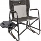 GCI Outdoor Freestyle Rocker Chair with Side Table Color: Pewter