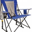 GCI Outdoor Comfort Pro Rocker Chair Color: Royal/Geo Zig Zag