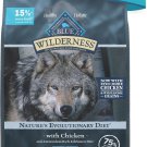 Blue Buffalo Wilderness Chicken Adult Dry Dog Food   24-lb bag, bundle of 2
