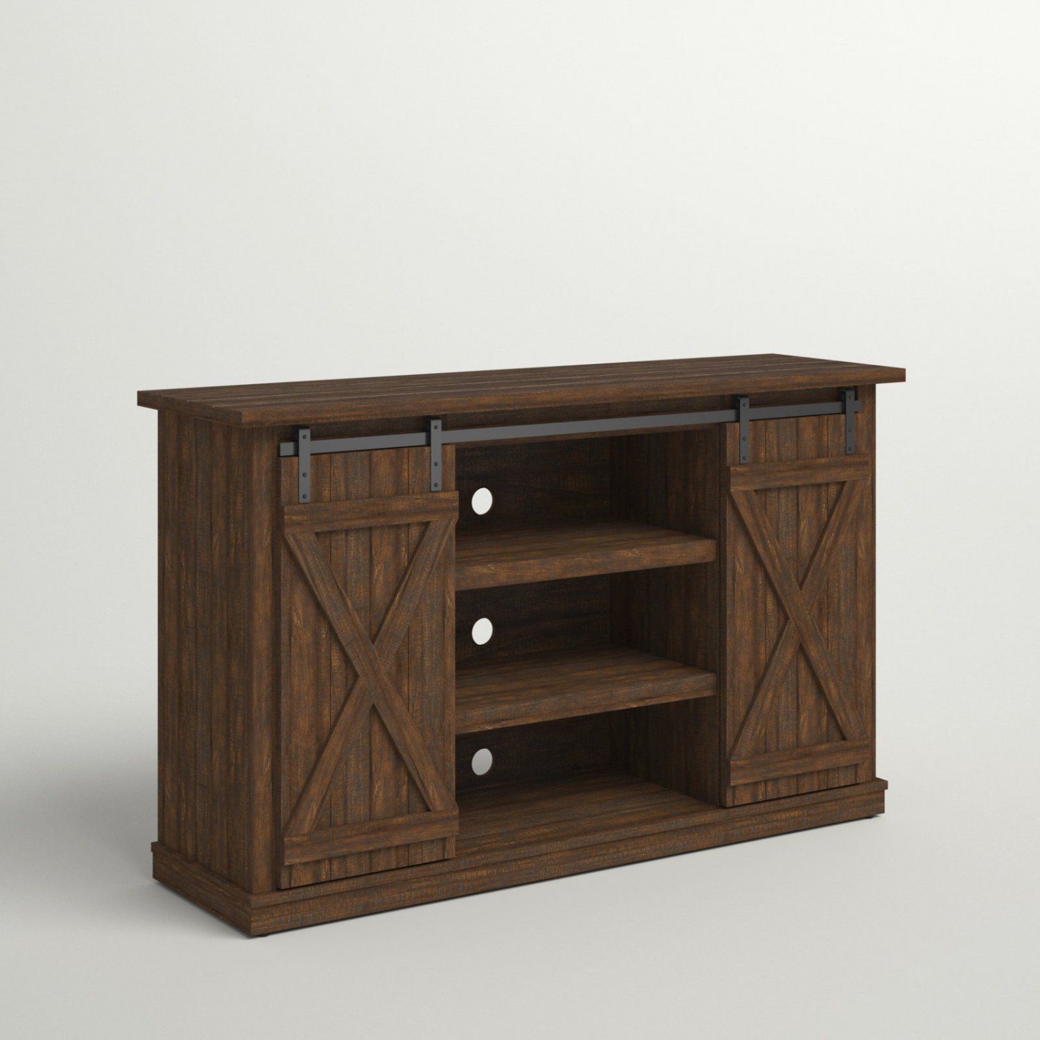 Lorraine TV Stand for TVs up to 60" Three Posts, color Espresso