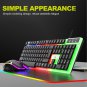 Computer Gaming Mouse and Keyboard Mechanical Feel RGB Led Light Backlit