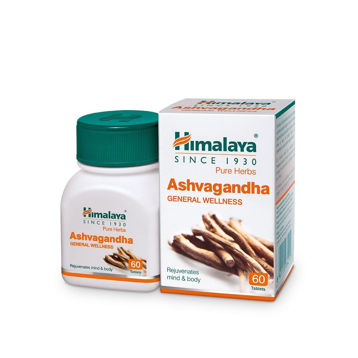 Himalaya Ashvagandha - General Wellness Tablets, 60 Tablets | Stress Relief |