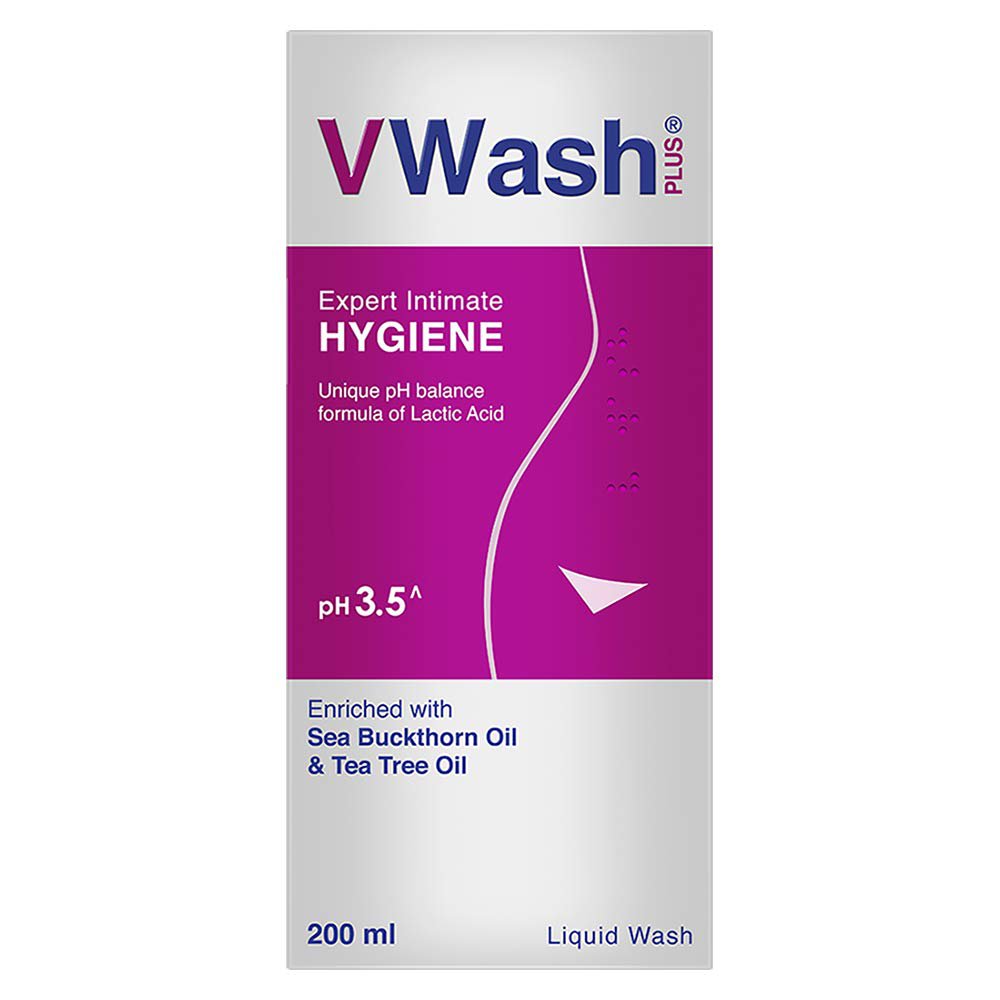 VWash Plus Expert Intimate Hygiene, With Tea Tree Oil, Liquid Wash