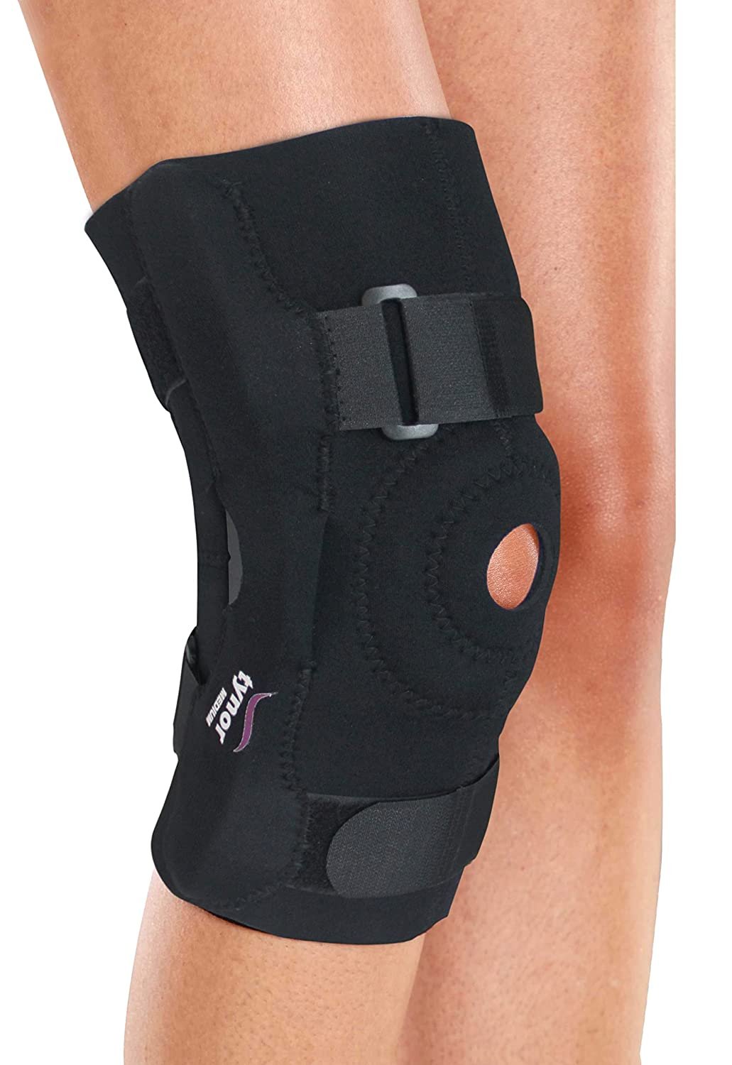 Tynor Knee Wrap Hinged (Neo), Black, Medium, 1 Unit