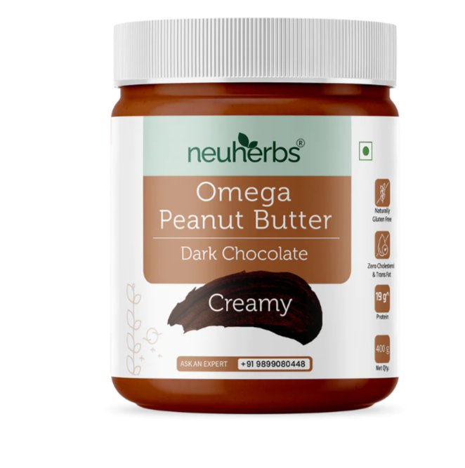 Dark Chocolate Peanut Butter Creamy With the Power of Omega-3 and Rich Source of Protein