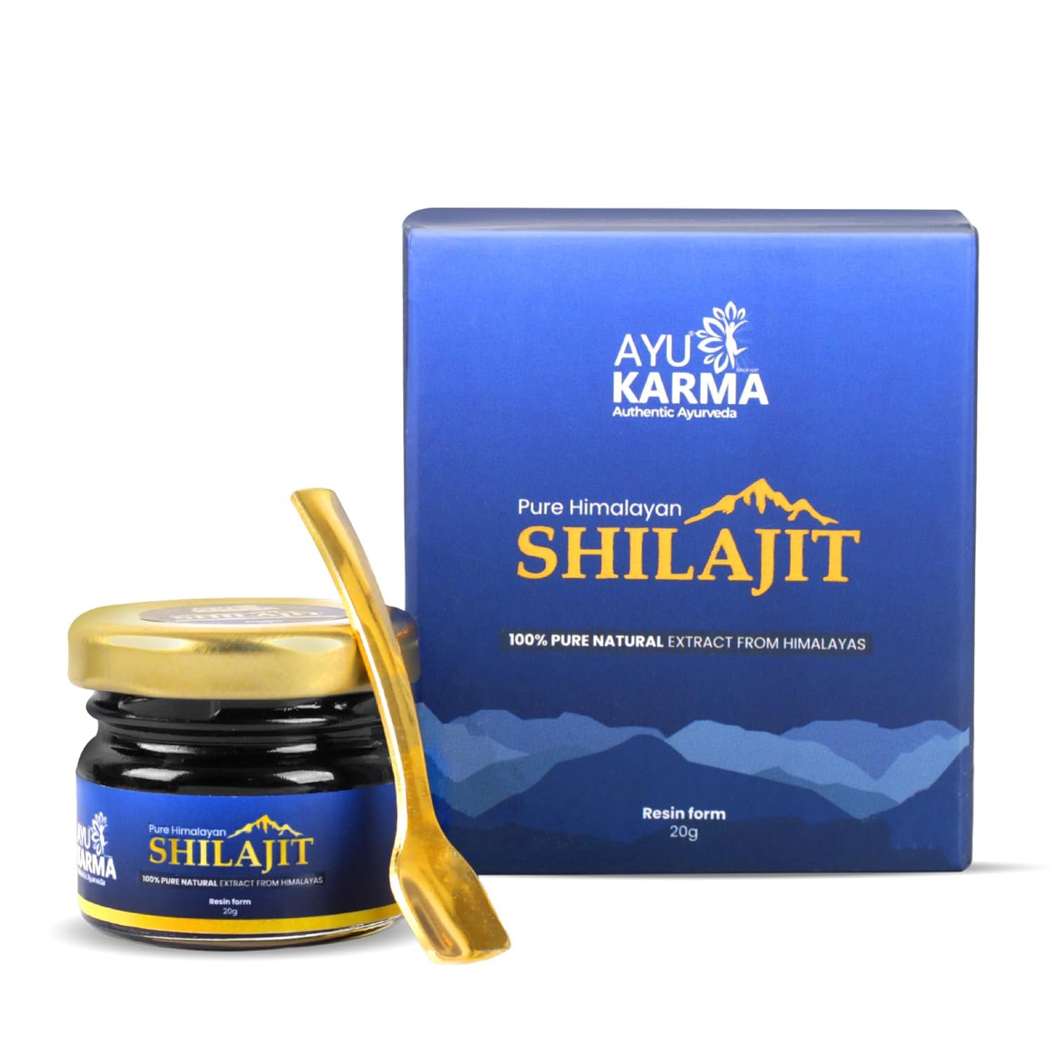 Ayurveda Pure Himalayan Shilajit/Shilajeet Resin 20g - From Himalayas