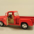 1955 Orange Chevy Stepside 3100 Pick Up Truck Diecast Model 1:32 New 5"