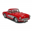 1:34 Red 1957 Chevrolet Corvette Chevy Diecast Model Toy Car New