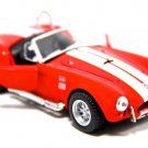 1:32 Red 1965 Shelby Cobra 427 S/C Diecast Model Toy Car New 5" 1:32 Red 1965 Shelby Cobra 427 S/C Diecast Model Toy Car New 5"