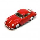 Porsche 356 B Carrera 2 Diecast Model Toy Car 1:32 Red 5"
