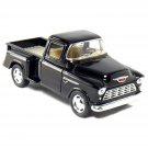 1955 Black Chevy Stepside 3100 Pick up truck 1:32 Diecast Model Car