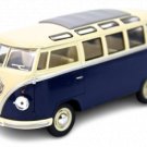 1962 VW Volkswagen Bus Diecast Model Toy Car Van 1:24 Blue 7" 1962 VW Volkswagen Bus Diecast Model Toy Car Van 1:24 Blue 7"