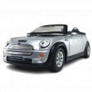 Silver Mini Cooper S Convertible Diecast Model Toy Car 1:28 New 5" Silver Mini Cooper S Convertible Diecast Model Toy Car 1:28 New 5"
