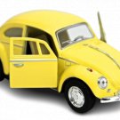 1967 VW Volkswagen Beetle Diecast Model Toy Car 1:32 Pastel Yellow 5"