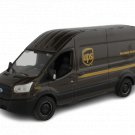 UPS Mail Delivery Van 2019 Ford Transit 1:64 Scale Diecast Model Truck