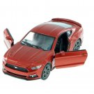 2015 Ford Mustang GT Diecast Model Toy Car 1:38 Orange New 5"